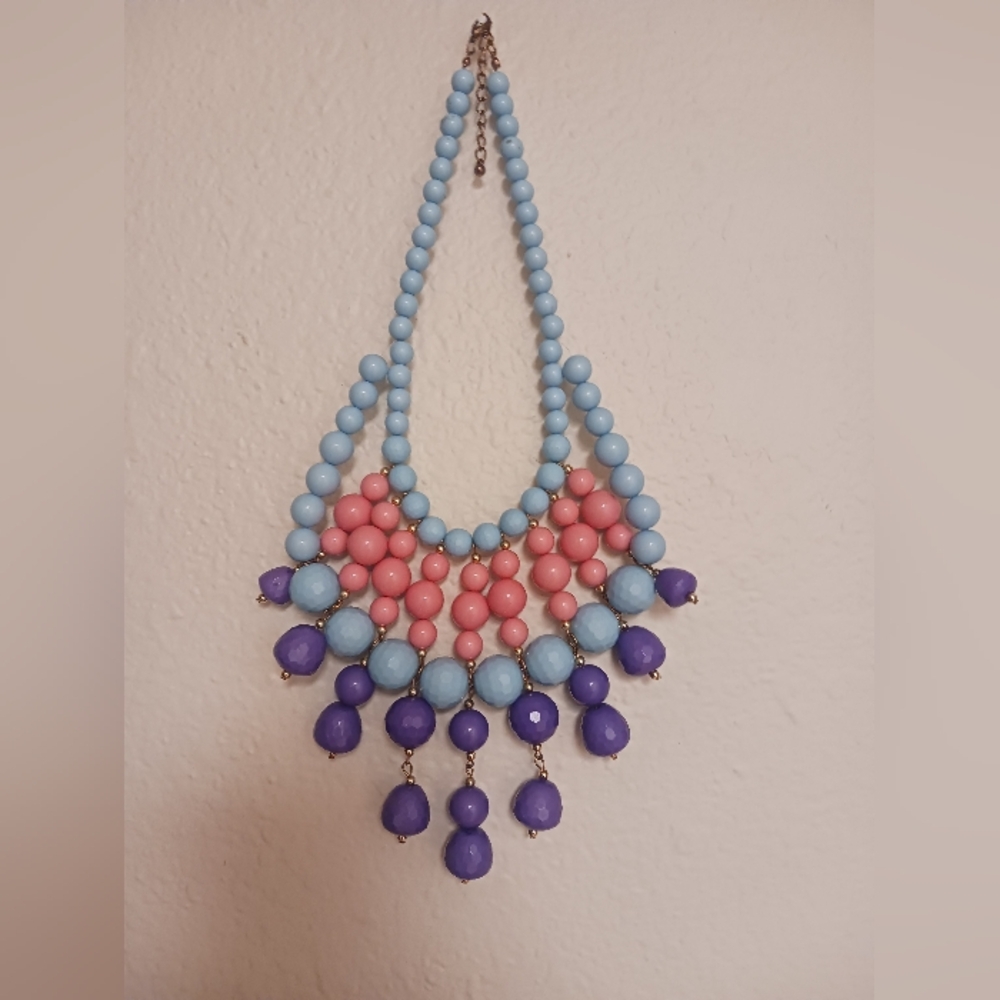 Vintage Retro Acrylic Necklace